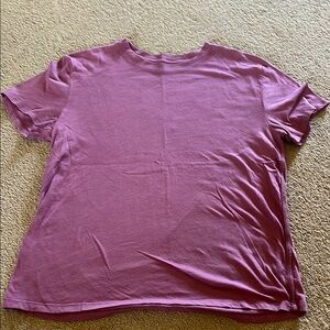 Athleta Mauve Short Sleeve Tee